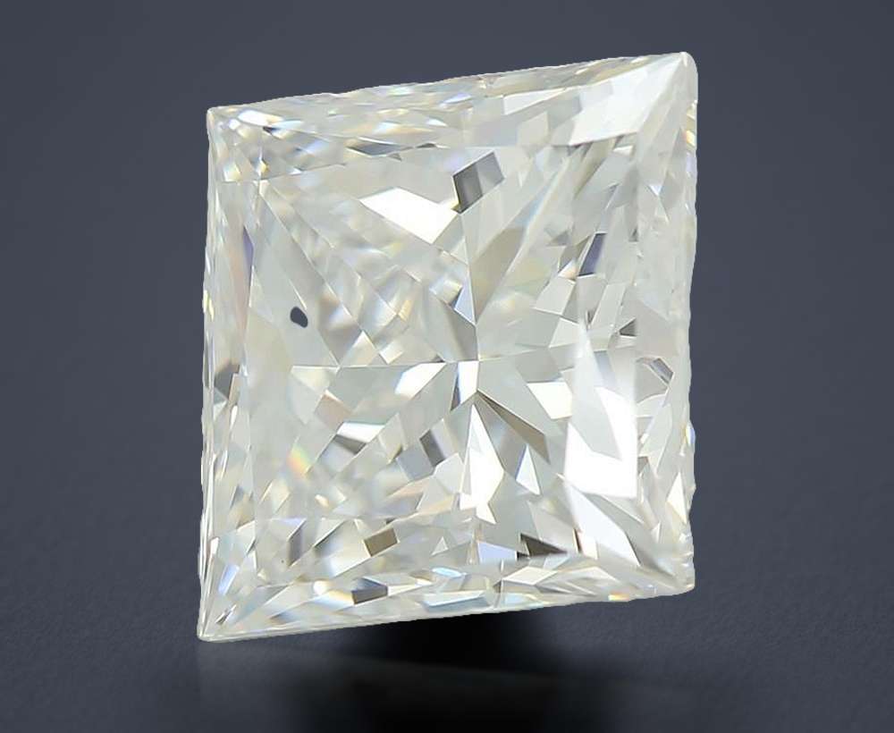 4.05ct E VVS2 Rare Carat Ideal Cut Princess Lab Grown Diamond