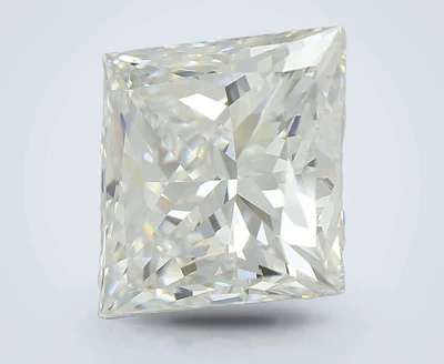 4.05ct E VVS2 Rare Carat Ideal Cut Princess Lab Grown Diamond