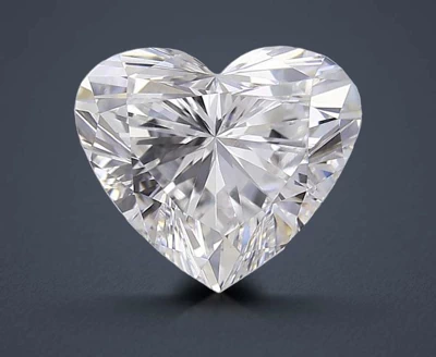 1.10ct D VVS2 Rare Carat Ideal Cut Heart Lab Grown Diamond