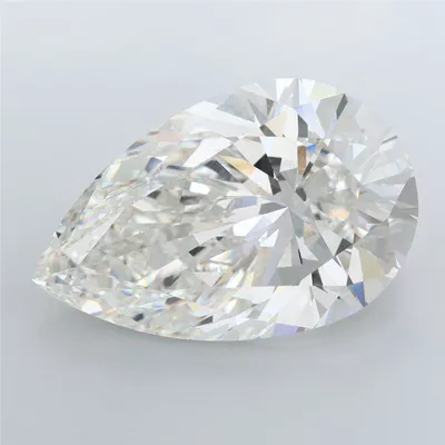 10.03ct G VVS2 Rare Carat Ideal Cut Pear Lab Grown Diamond