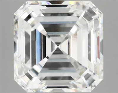 8.16ct E VVS2 Rare Carat Ideal Cut Asscher Lab Grown Diamond