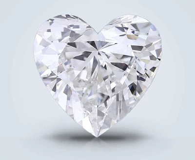 10.66ct F VS1 Rare Carat Ideal Cut Heart Lab Grown Diamond