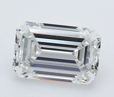 2.06ct E VVS1 Rare Carat Ideal Cut Emerald Lab Grown Diamond