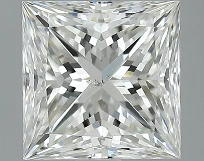 2.00ct J SI1 Rare Carat Ideal Cut Princess Diamond