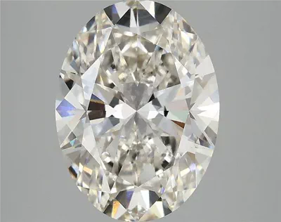 4.01ct H VS2 Rare Carat Ideal Cut Oval Lab Grown Diamond