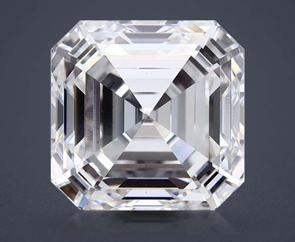 1.84ct E VS1 Rare Carat Ideal Cut Asscher Lab Grown Diamond