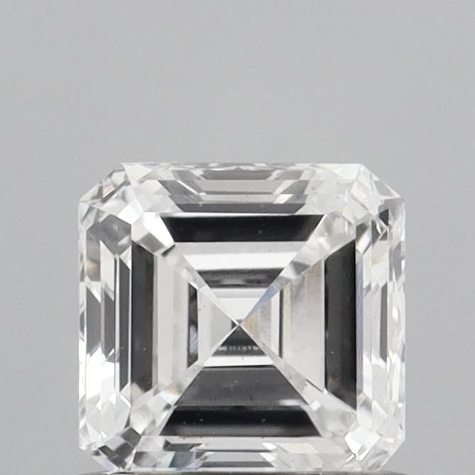 0.65ct D VS2 Very Good Cut Asscher Lab Grown Diamond