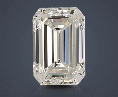 1.46ct E VS1 Rare Carat Ideal Cut Emerald Lab Grown Diamond