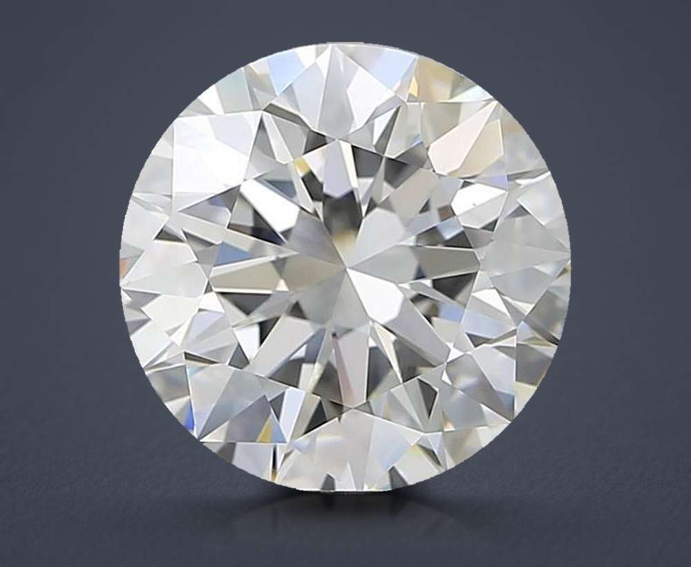5.02ct I VS2 Rare Carat Ideal Cut Round Diamond