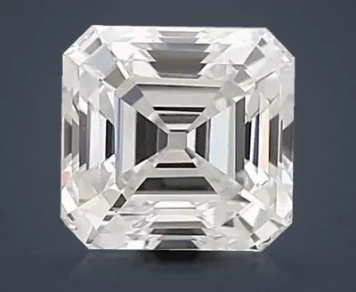 1.66ct E VVS2 Very Good Cut Asscher Lab Grown Diamond