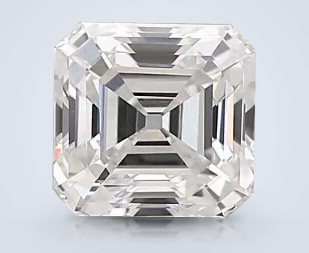 1.66ct E VVS2 Very Good Cut Asscher Lab Grown Diamond