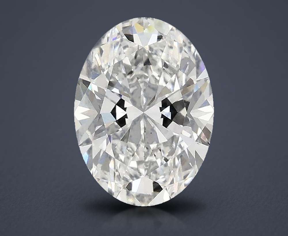1.60ct E VS2 Rare Carat Ideal Cut Oval Lab Grown Diamond