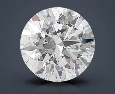 3.02ct G SI2 Rare Carat Ideal Cut Round Diamond