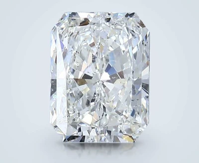3.53ct I SI2 Rare Carat Ideal Cut Radiant Diamond