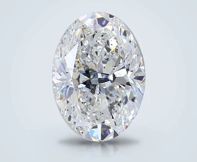 2.51ct F SI2 Rare Carat Ideal Cut Oval Diamond