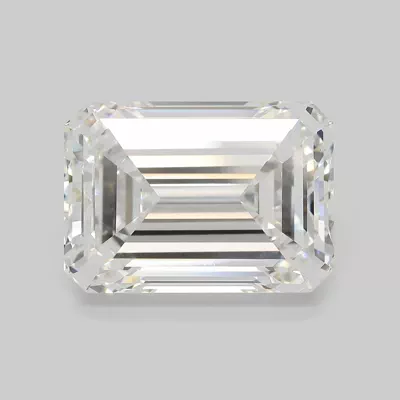 21.05ct F VS1 Rare Carat Ideal Cut Emerald Lab Grown Diamond
