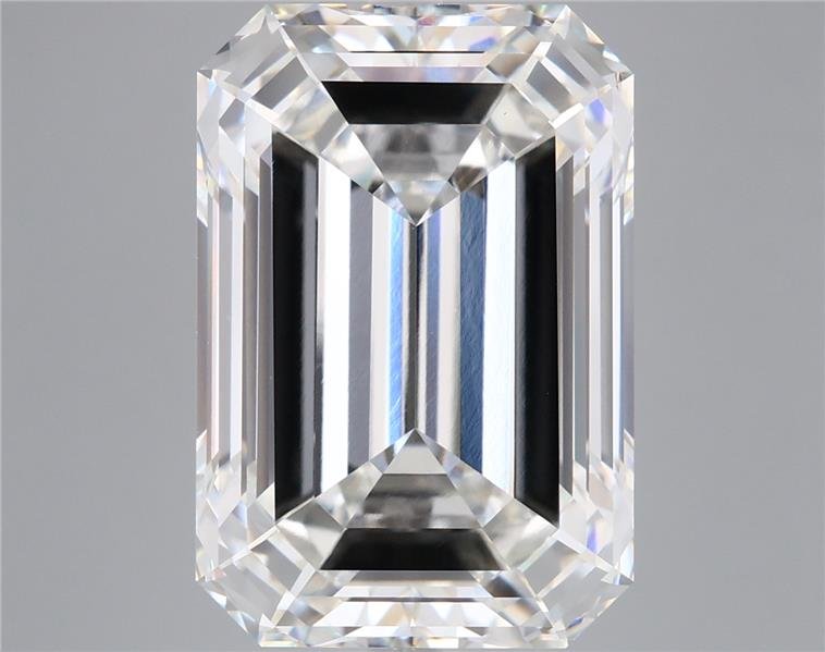 12.11ct G VVS2 Rare Carat Ideal Cut Emerald Lab Grown Diamond