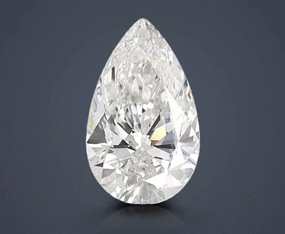 3.00ct E VS2 Rare Carat Ideal Cut Pear Lab Grown Diamond