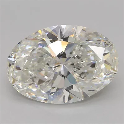 3.51ct F VVS2 Rare Carat Ideal Cut Oval Lab Grown Diamond