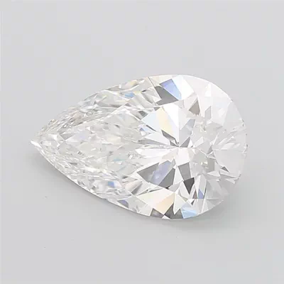 10.03ct F VVS2 Rare Carat Ideal Cut Pear Lab Grown Diamond