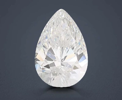 10.03ct F VVS2 Rare Carat Ideal Cut Pear Lab Grown Diamond