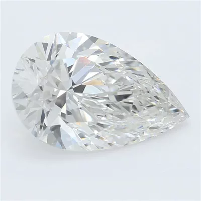 2.55ct G VVS2 Rare Carat Ideal Cut Pear Lab Grown Diamond
