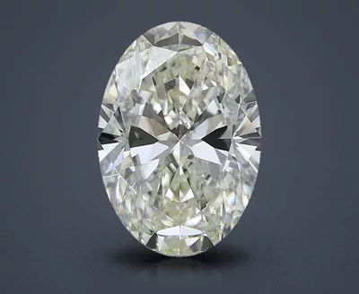 6.02ct J VS1 Rare Carat Ideal Cut Oval Diamond