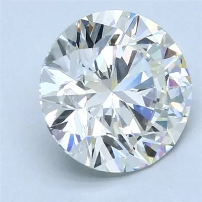 3.01ct J VS2 Rare Carat Ideal Cut Round Diamond