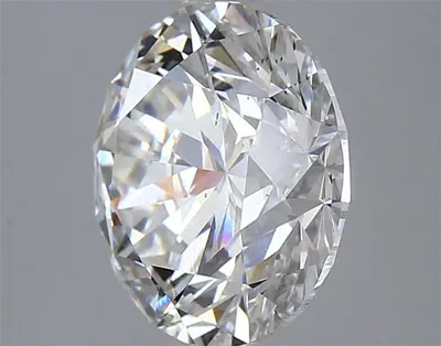 3.92ct F SI1 Rare Carat Ideal Cut Round Lab Grown Diamond