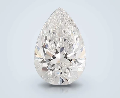 4.08ct E VVS2 Rare Carat Ideal Cut Pear Lab Grown Diamond