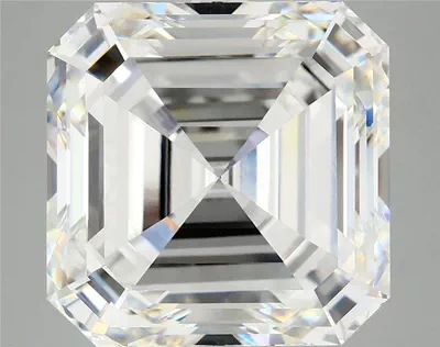 10.23ct F VVS2 Excellent Cut Asscher Lab Grown Diamond