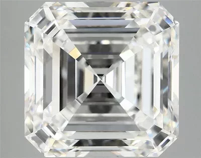 7.03ct F VVS2 Rare Carat Ideal Cut Asscher Lab Grown Diamond