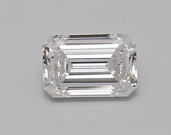 0.63ct D VVS2 Rare Carat Ideal Cut Emerald Lab Grown Diamond