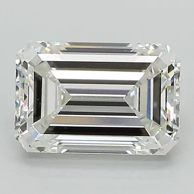 2.09ct F VS1 Excellent Cut Emerald Lab Grown Diamond