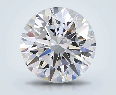 3.98ct D FL Rare Carat Ideal Cut Round Lab Grown Diamond