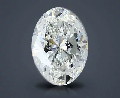 3.52ct J SI1 Rare Carat Ideal Cut Oval Diamond