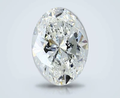 3.52ct J SI1 Rare Carat Ideal Cut Oval Diamond