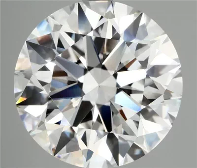 4.13ct F VS1 Rare Carat Ideal Cut Round Diamond