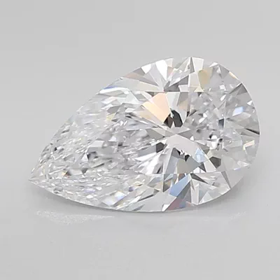 2.07ct E VVS2 Rare Carat Ideal Cut Pear Lab Grown Diamond