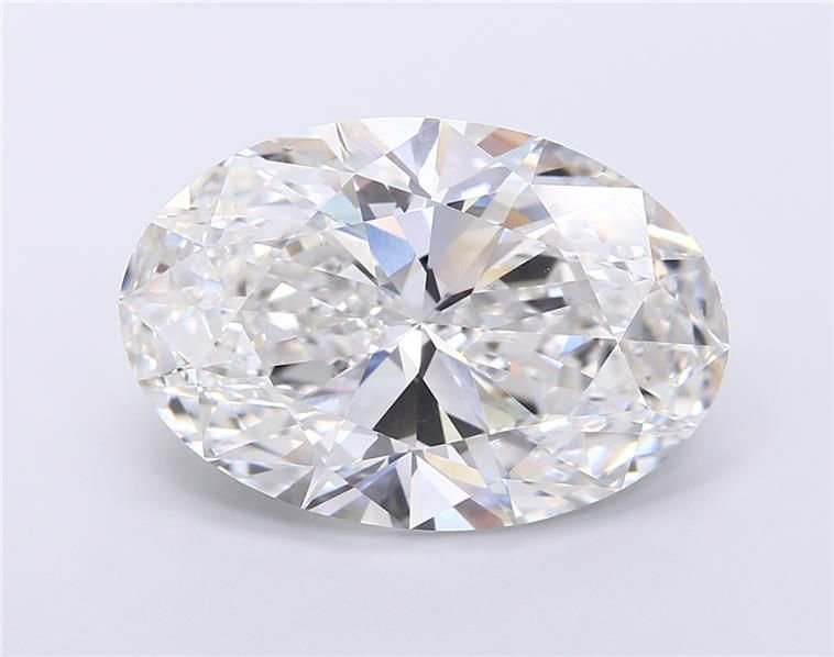 11.08ct F VS1 Rare Carat Ideal Cut Oval Lab Grown Diamond