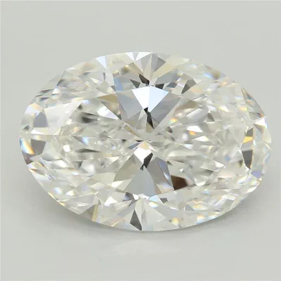 5.29ct D VS1 Rare Carat Ideal Cut Oval Lab Grown Diamond