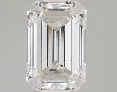 2.35ct F VS2 Rare Carat Ideal Cut Emerald Lab Grown Diamond