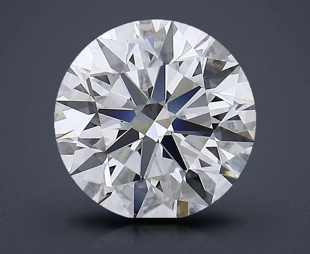 4.11ct E SI1 Rare Carat Ideal Cut Round Lab Grown Diamond