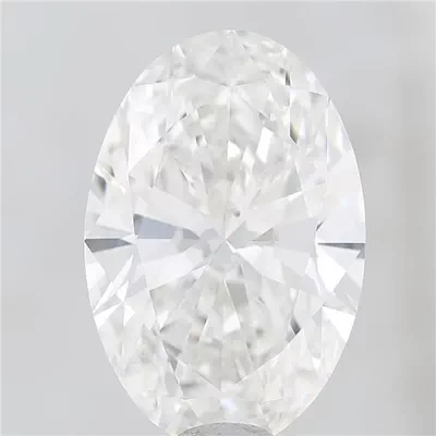 15.09ct F VVS2 Rare Carat Ideal Cut Oval Lab Grown Diamond