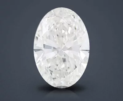 15.09ct F VVS2 Rare Carat Ideal Cut Oval Lab Grown Diamond