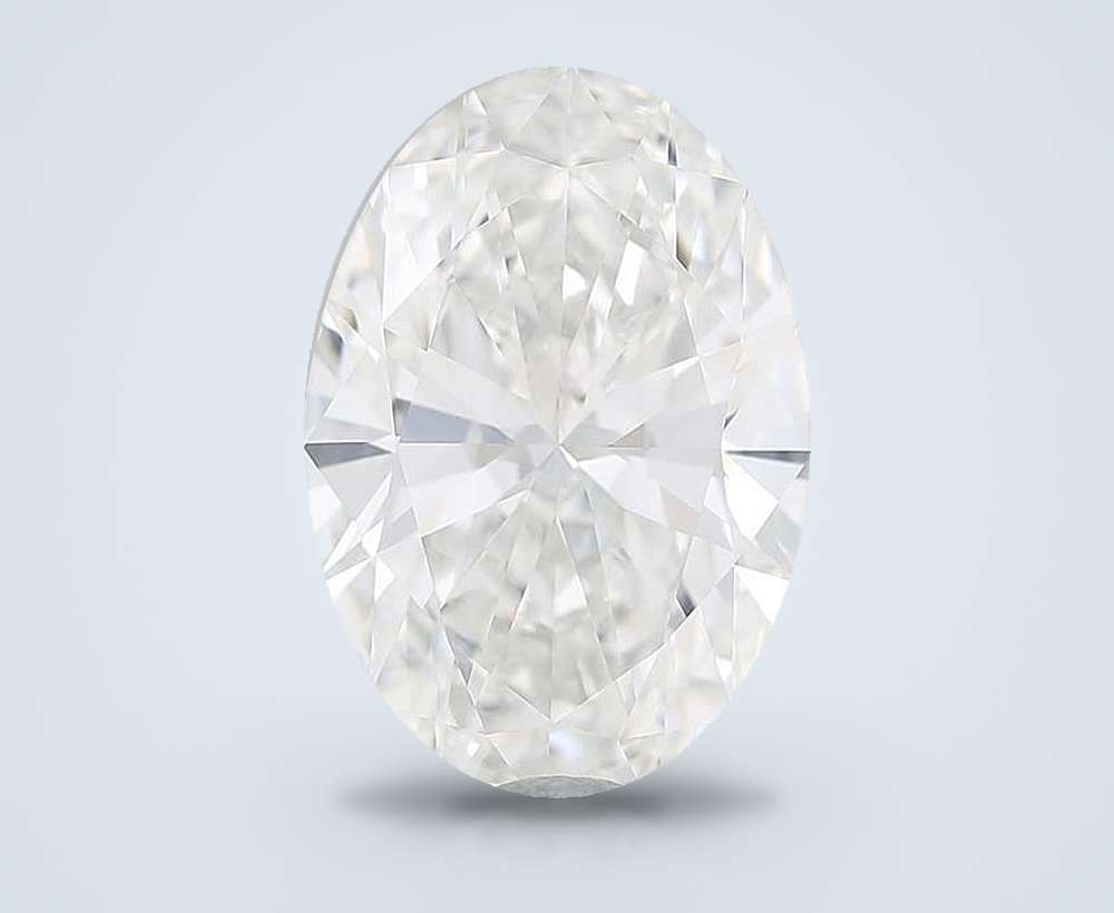 15.09ct F VVS2 Rare Carat Ideal Cut Oval Lab Grown Diamond