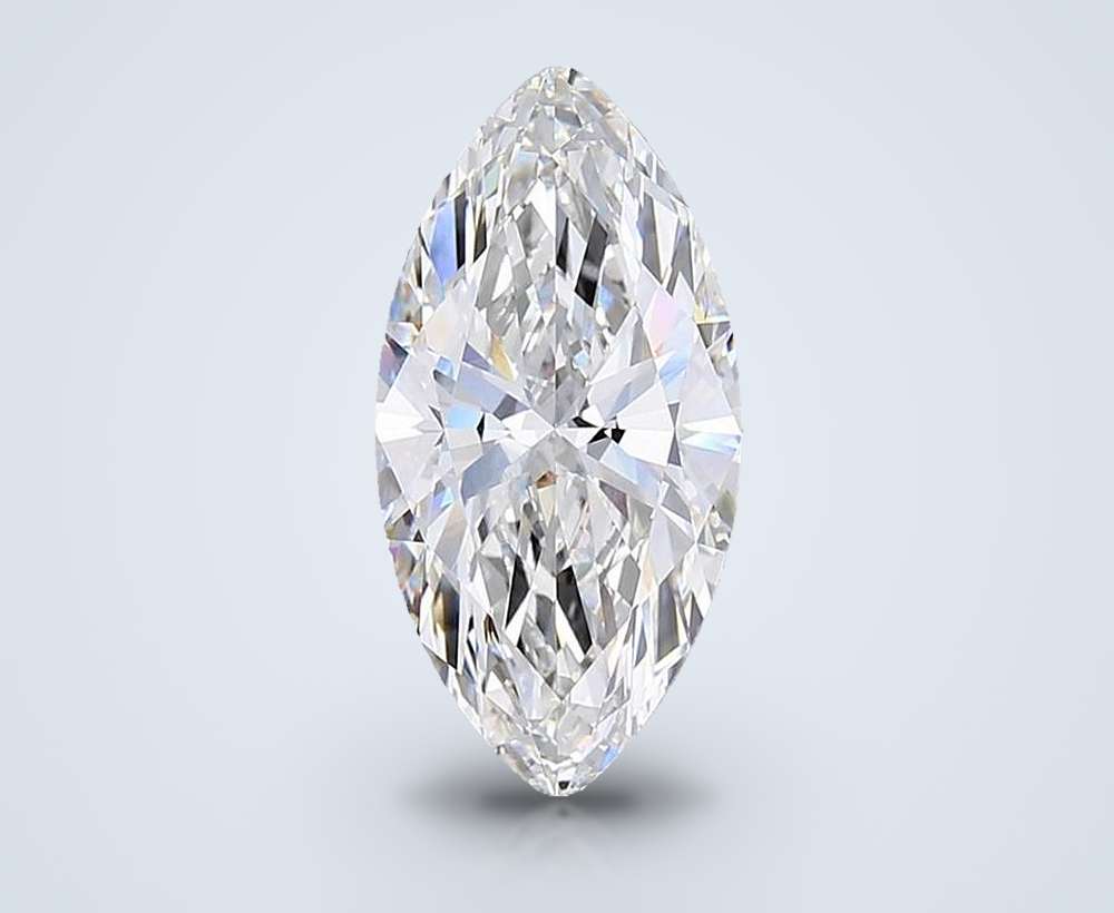 10.06ct F VVS2 Rare Carat Ideal Cut Marquise Lab Grown Diamond