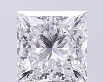 5.50ct F VS2 Rare Carat Ideal Cut Princess Lab Grown Diamond
