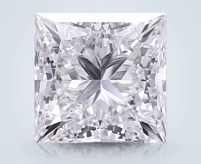 5.50ct F VS2 Rare Carat Ideal Cut Princess Lab Grown Diamond