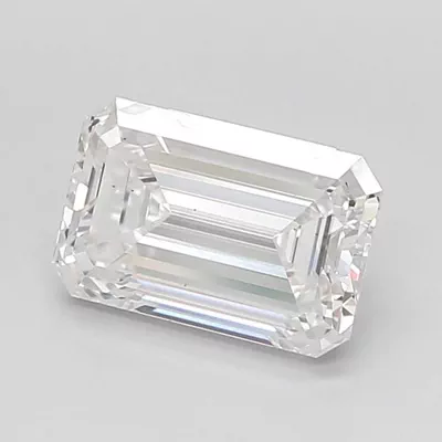 2.10ct E VS1 Rare Carat Ideal Cut Emerald Lab Grown Diamond